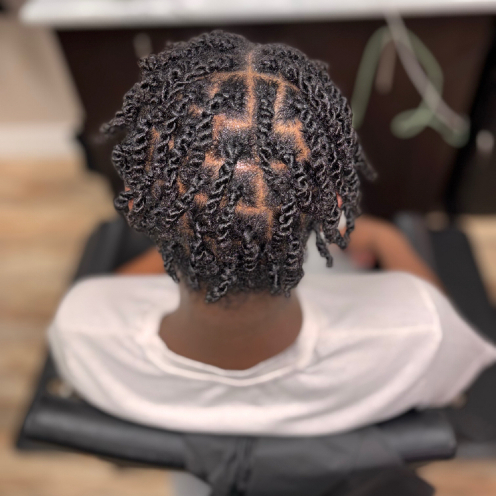 2 Strand Twist Shoulder Length at Ja’Tae Style Studio LLC in Euclid, OH
