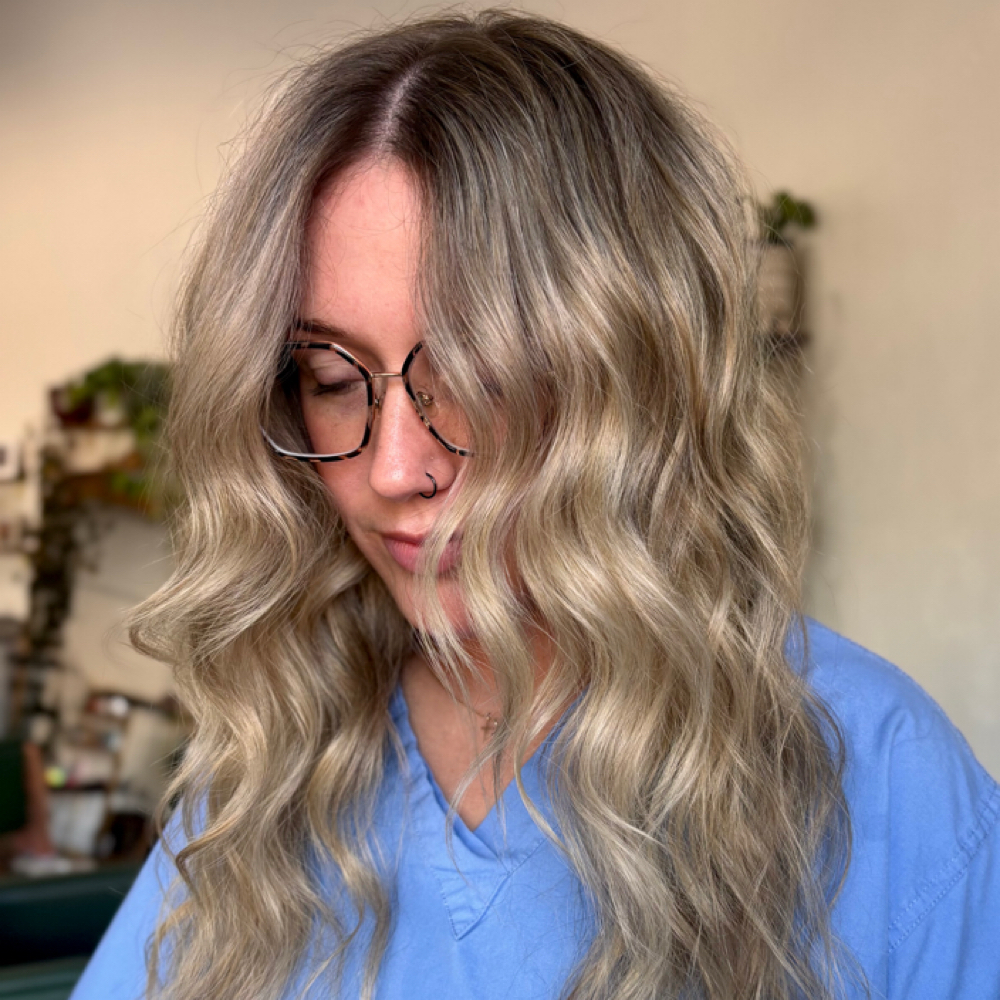 Root Touch Up + Style at Lyndee B. Hair in Athens, TN