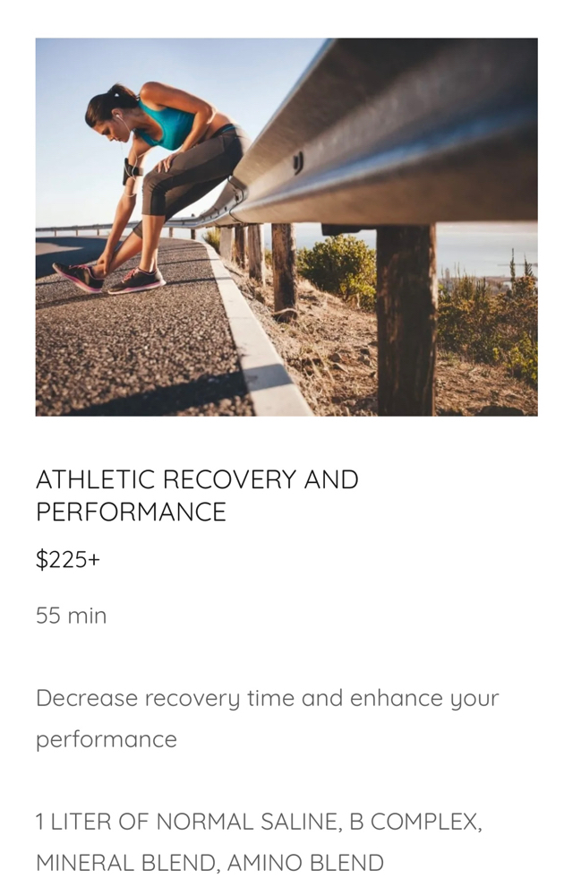 ATHLETIC RECOVERY AND PERFORMANCE