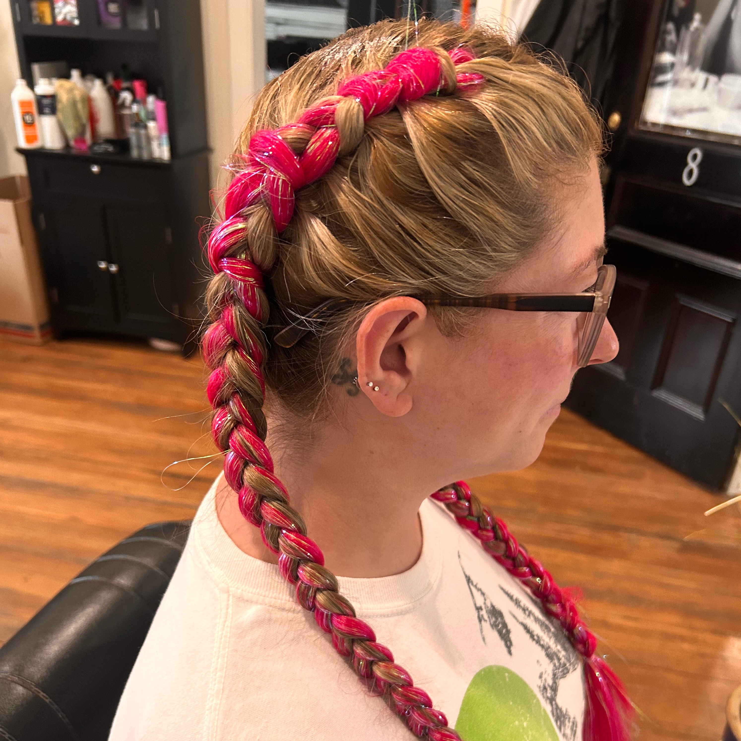 Color Pop Braids at Sweetly Styled by Zadie in Danielson, CT