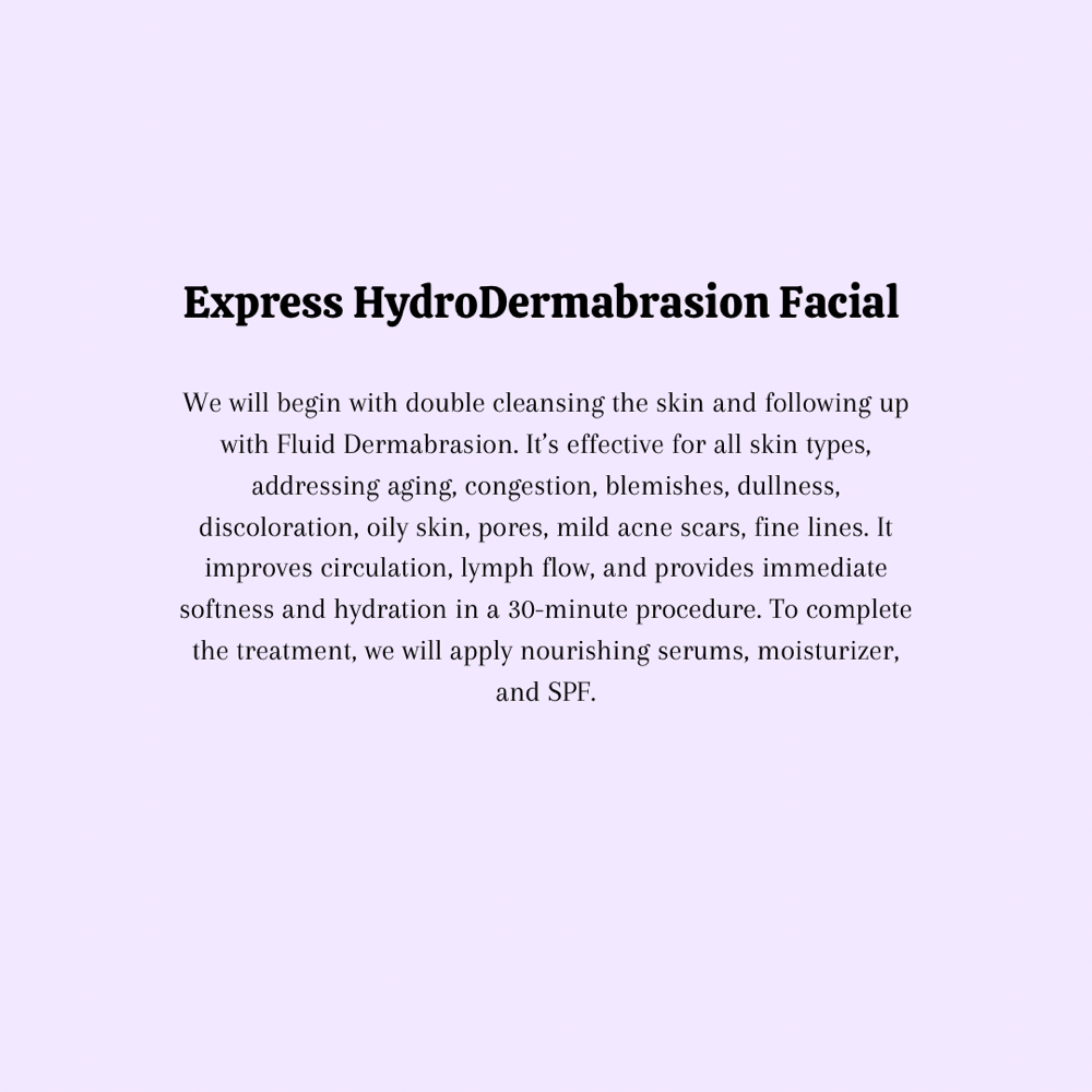 Express HydroDiamond Facial