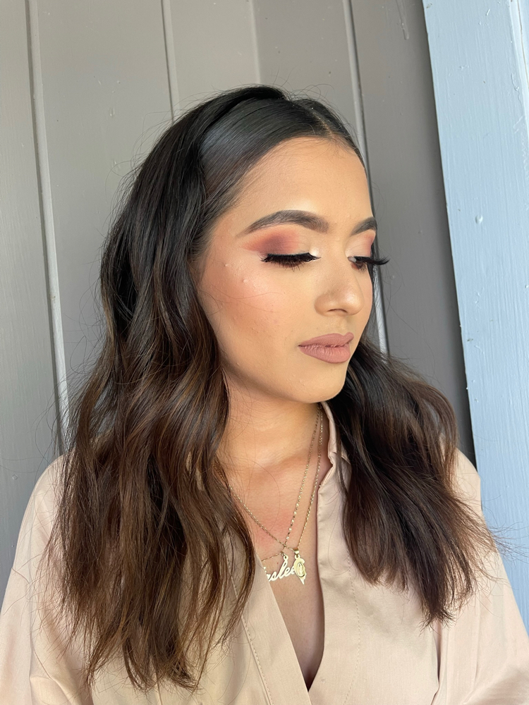 Sleek hairstyle