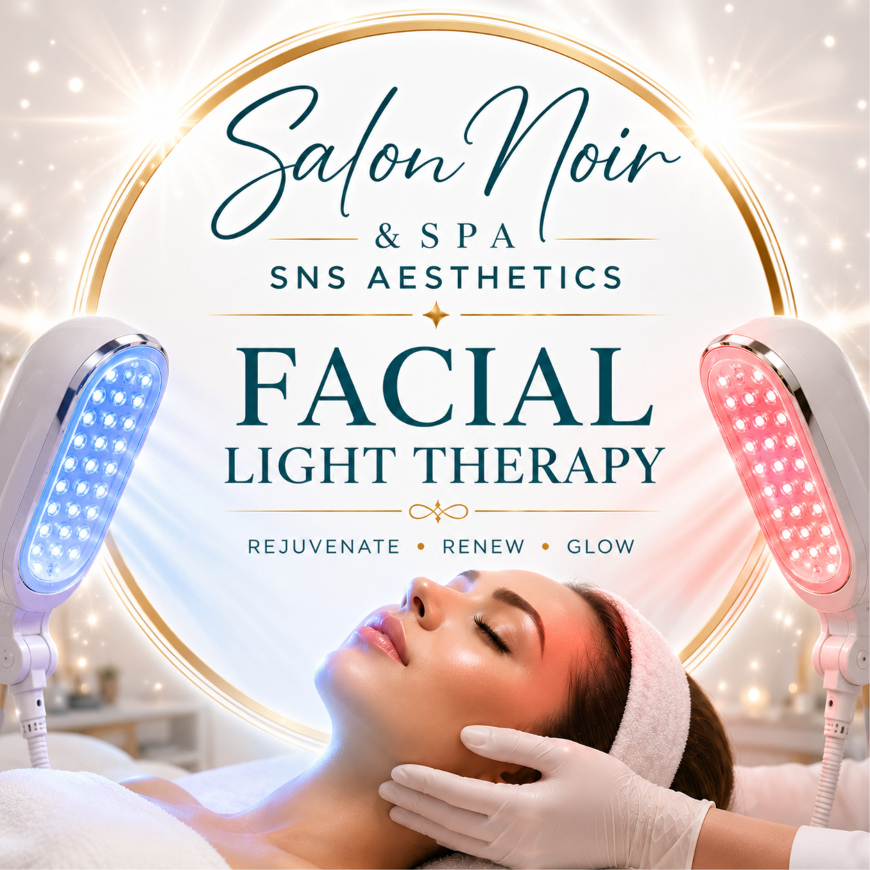 Facial Light Therapy Add-On at SNS Aesthetics @ Salon Noir & Spa in Kingwood, TX