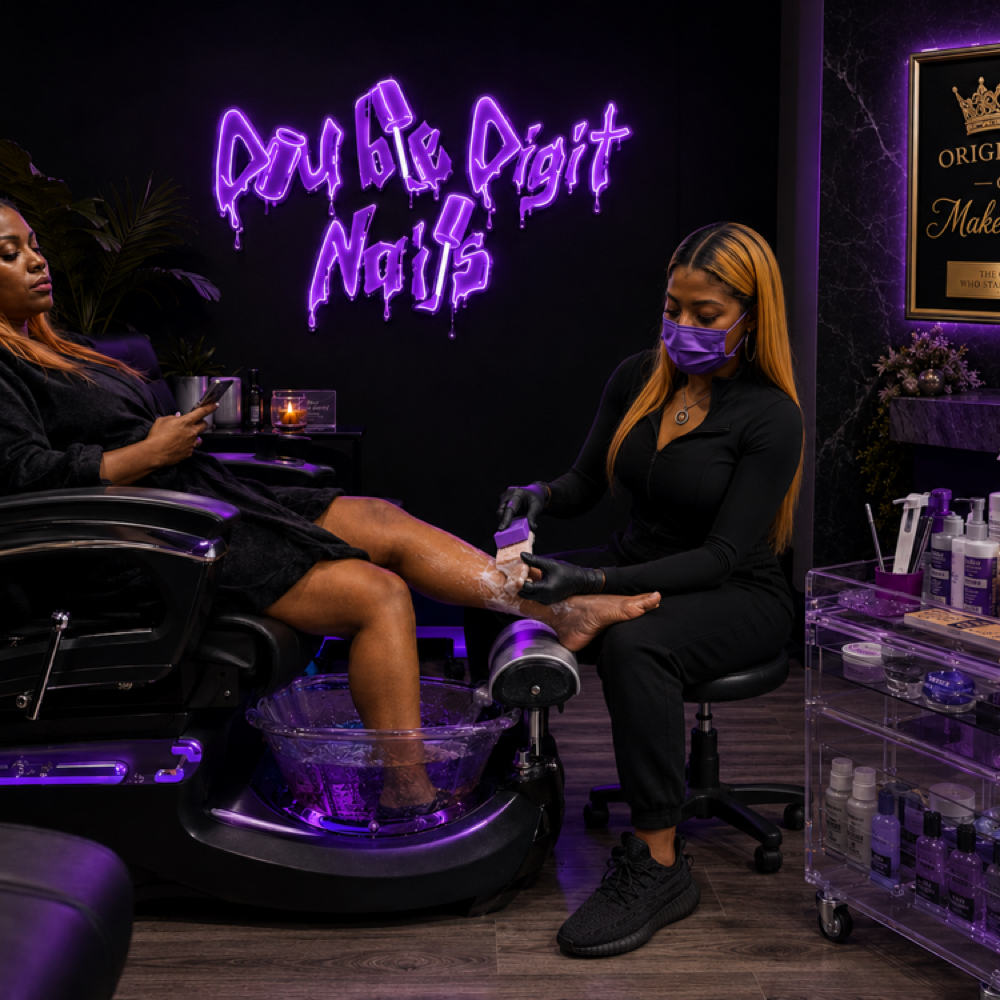 Soak, Scrub, & Massage at Double Digit Nails in Gretna, LA