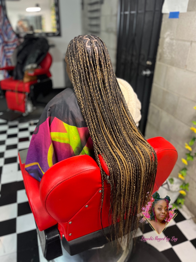 Small Knotless Braids