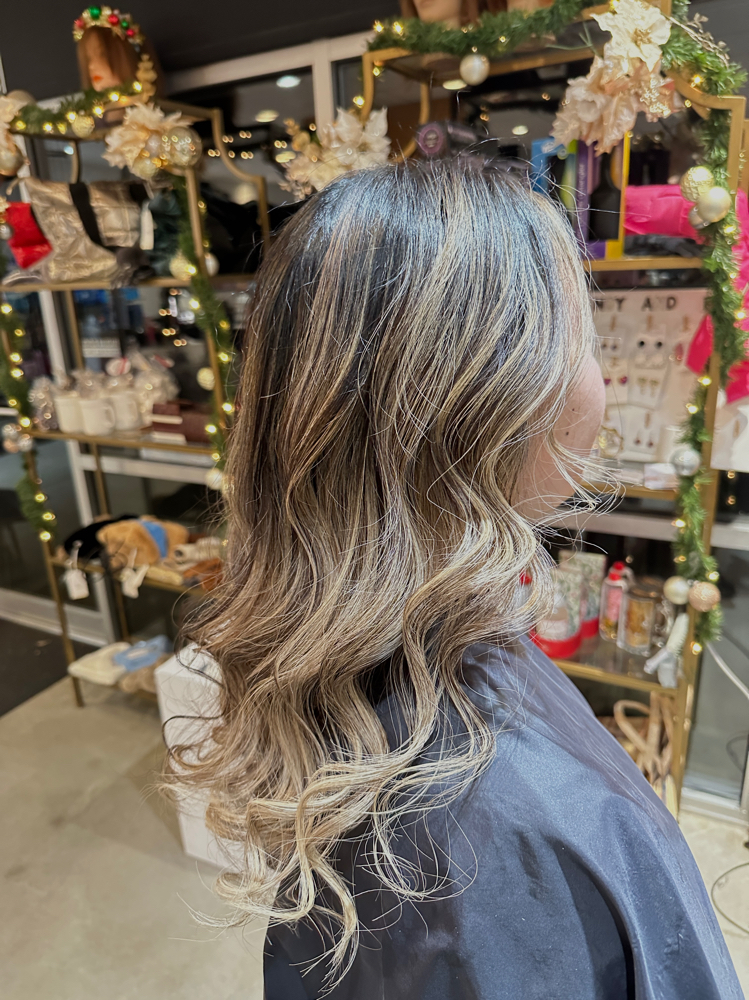 Partial Balayage + Toner