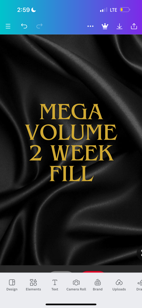 Mega Volume 2 week fill