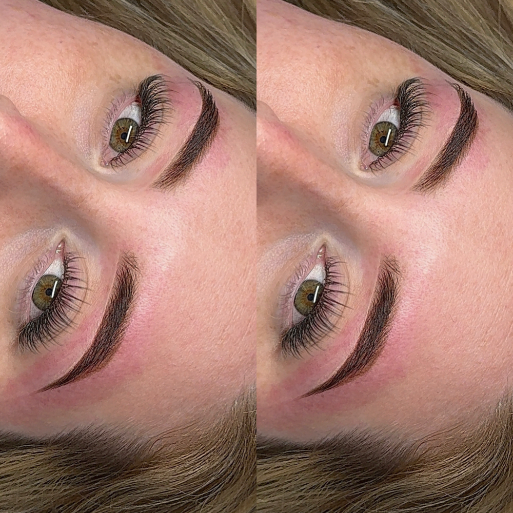 BROW WAX + HYBRID TINT at simply divine in College Station, TX