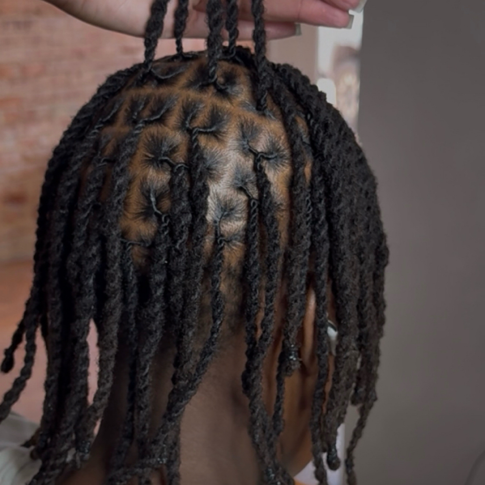 Loc Reattachment + Retwist (FULL HEAD) at Hair with Jade in plano, TX
