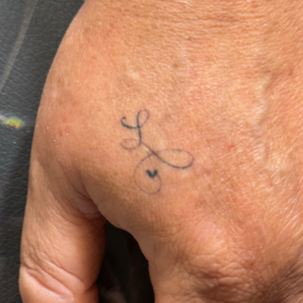 First Touch Up at Angeles Tattoo Studio. in Bethesda, MD