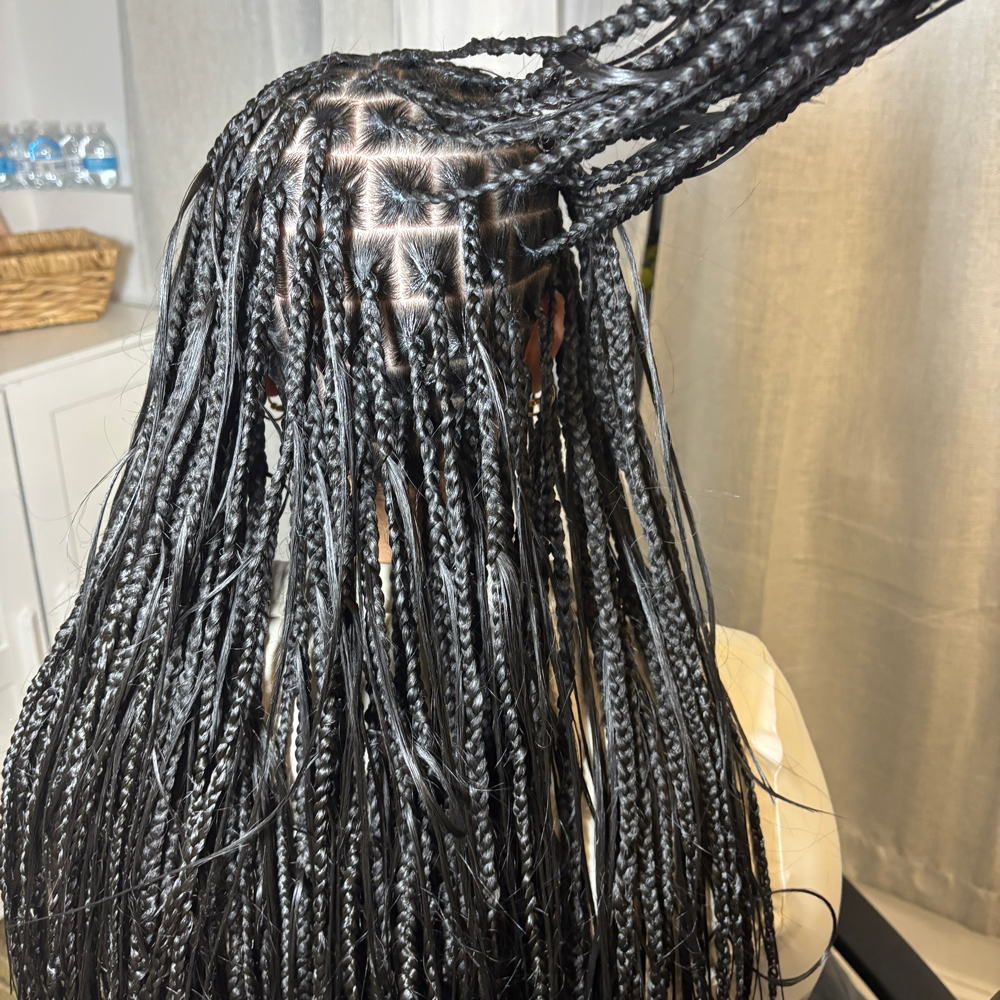 small boho knotless braids