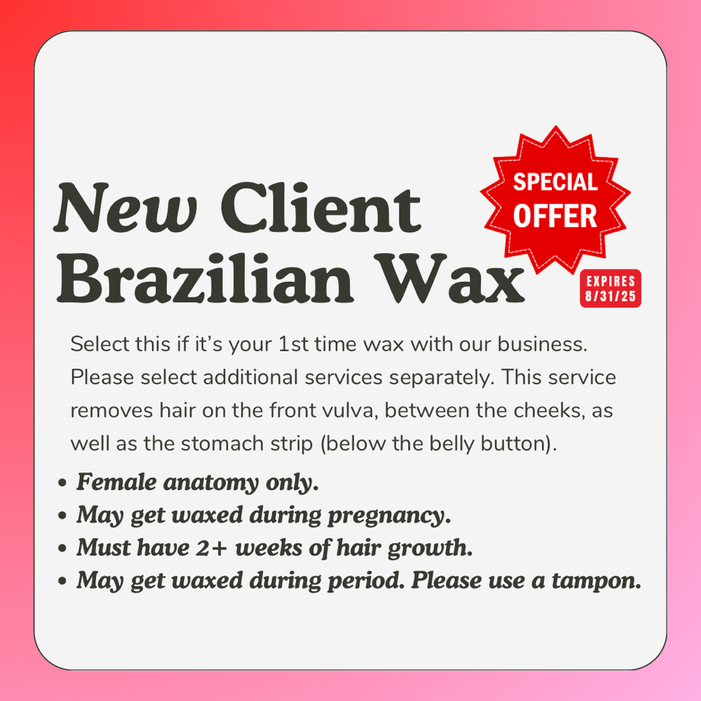 $50 New Client Brazilian