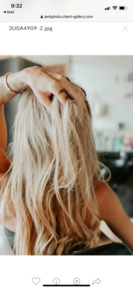 Hair Extension Install (3 Rows)
