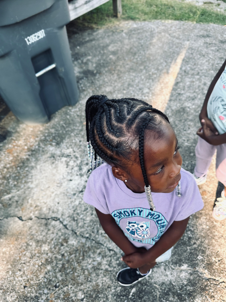 Kids Braided Ponytail