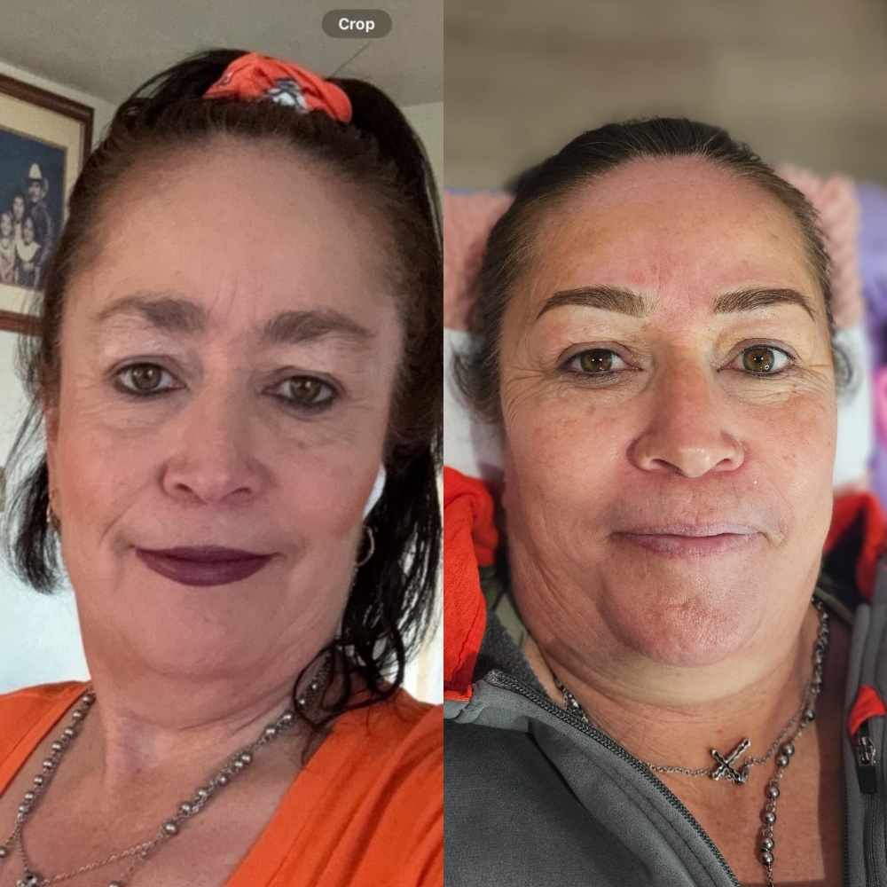 Ombre Powder Tatooed Eyebrows