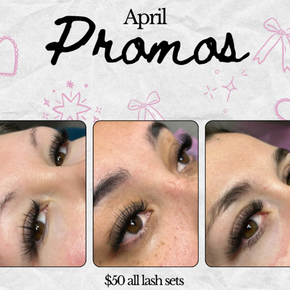April Promo $50 Off All Lash Sets at Nani au  —  3130 Collective in Slidell, LA