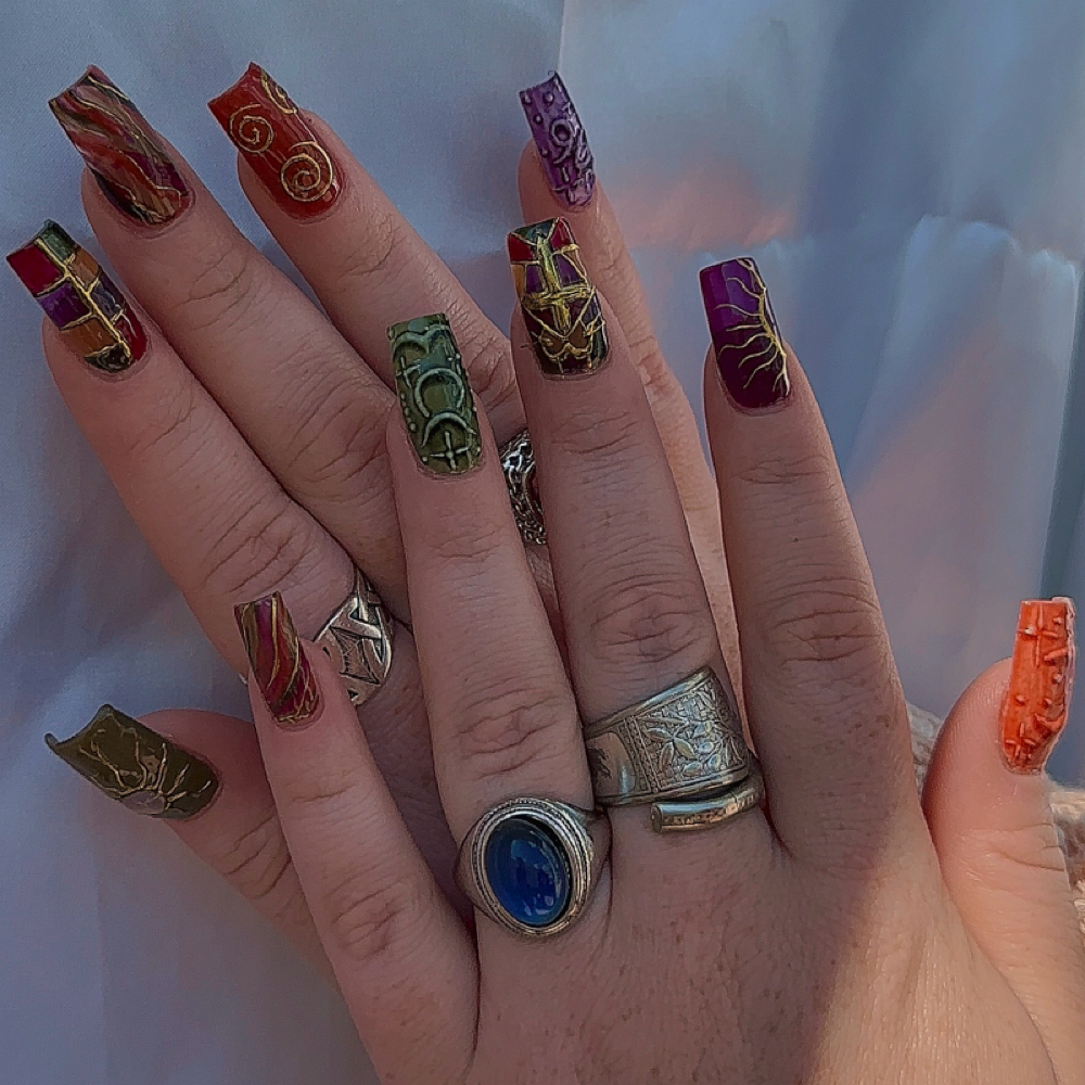 Level 3 Nail Art (Gel X) at Cherry Nails in Toledo, OH
