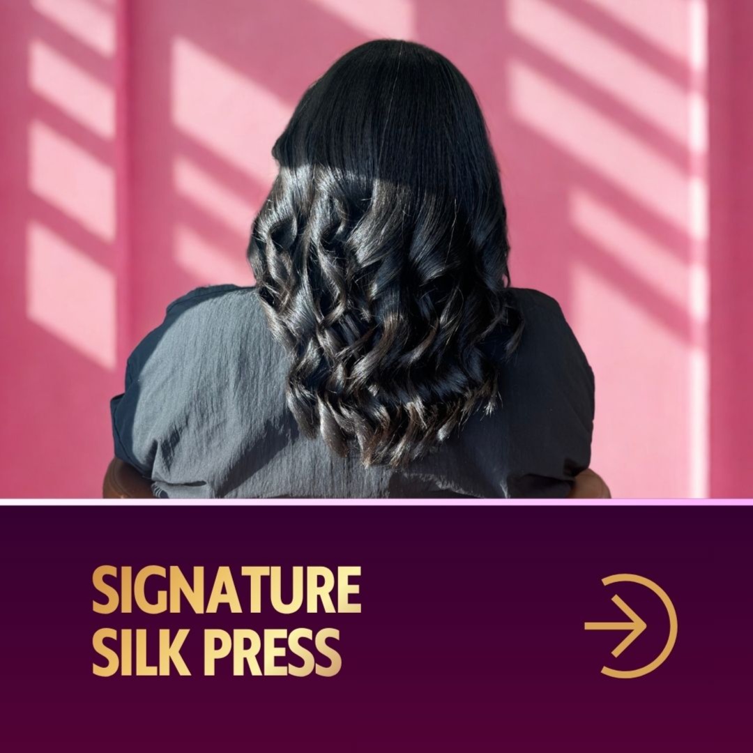Signature Silk Press at Her Mane Therapy in Lewisville, TX