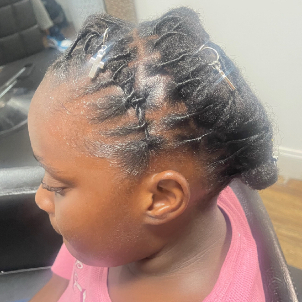 Retwist (kids) at KYS MY LOCS in Panama City, FL