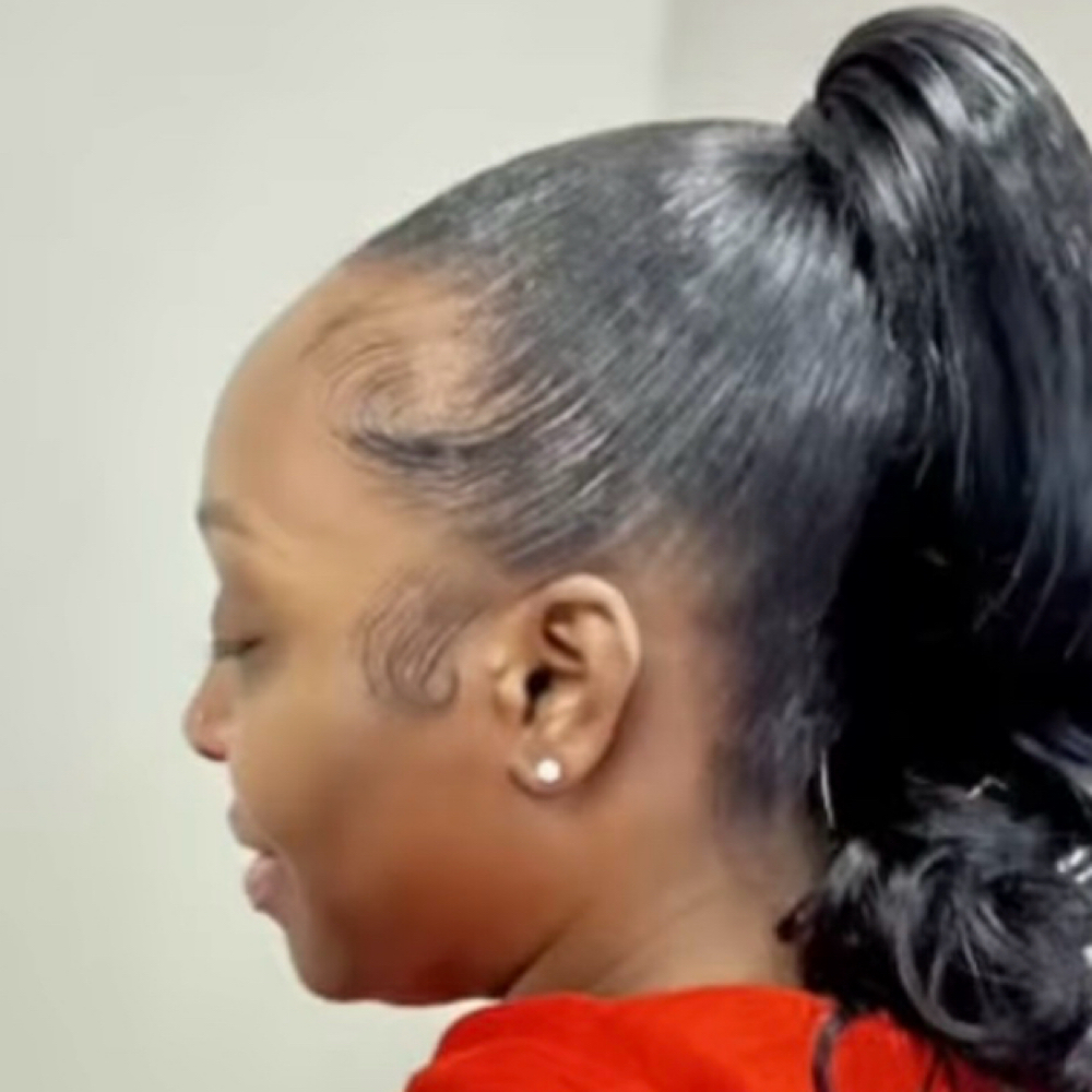 Sleek Ponytail at Goddess Stylez in Sealy, TX