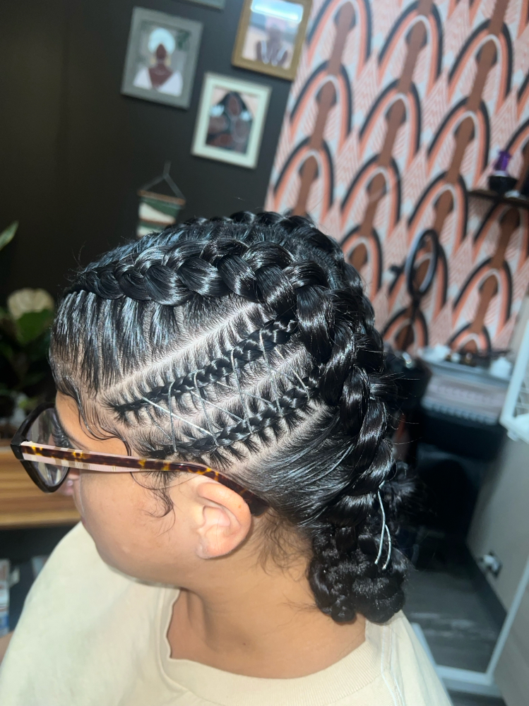 Stitch Type Cornrow 2-4