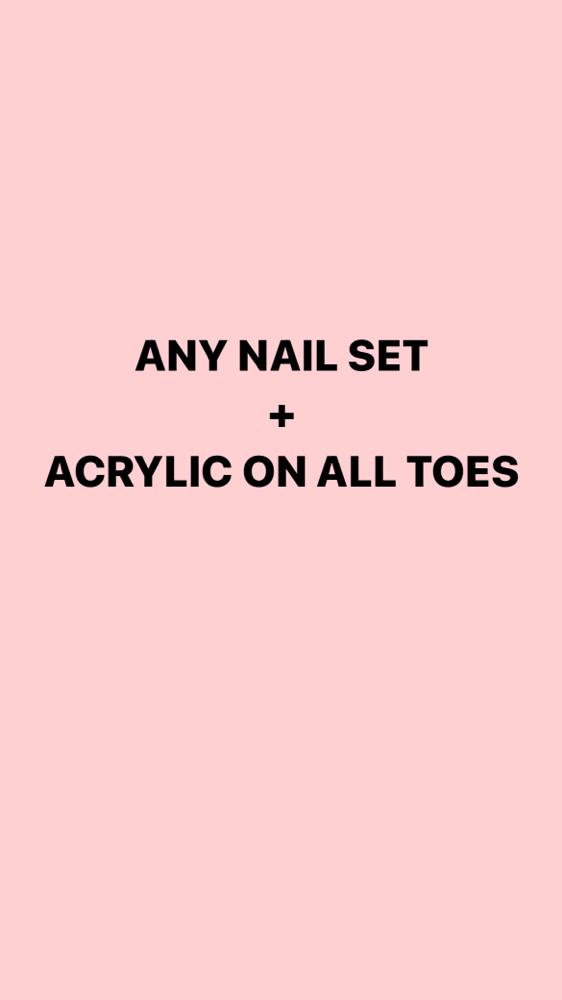 Nail Set + Pedicure Combo🌸