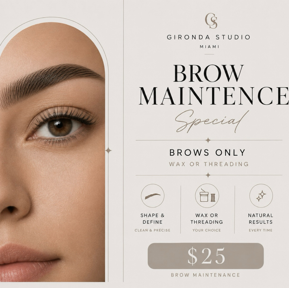 Brow Maintenance at GIRONDA MIAMI in MIAMI, FL