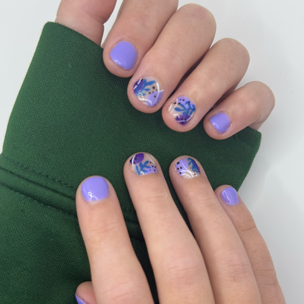 Mini Mani at Wonderland Nail Studio in Rockwell, NC