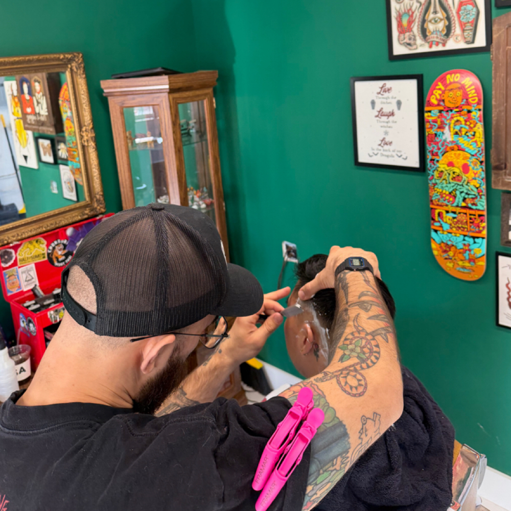 Straight Razor Bald Fade at The Rookery Barbershop in NASHVILLE, TN