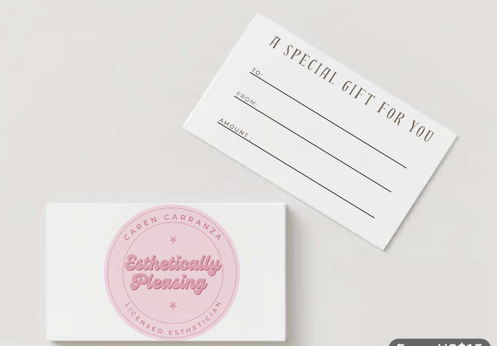 GIFT CARD PICKUP at Esthetically Pleasing in Gainesville, TX