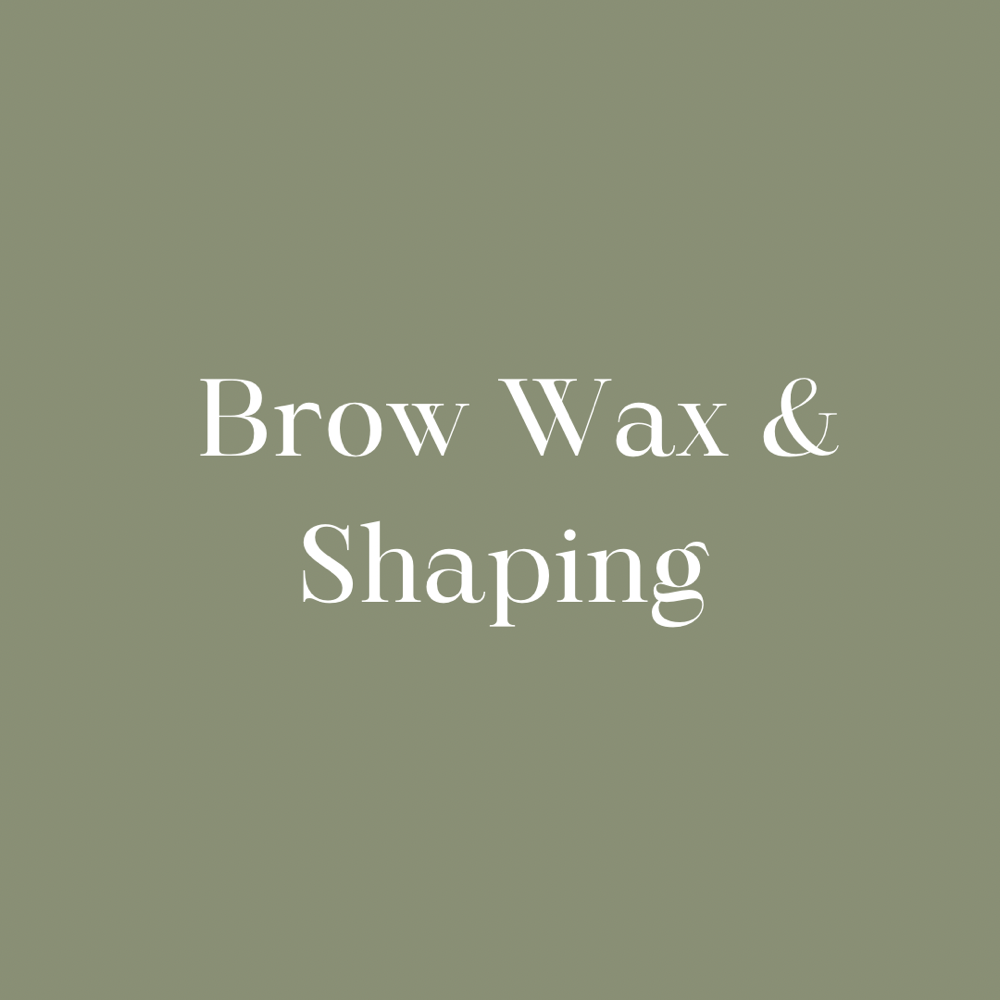 Brow Wax & Shaping