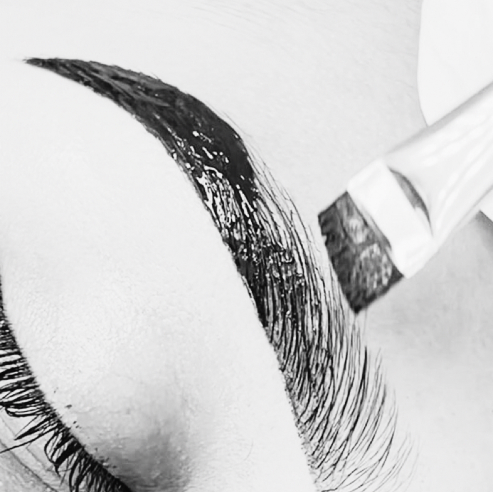 Glow Brow Tint at Ember & Ash Salon in Midlothian, TX