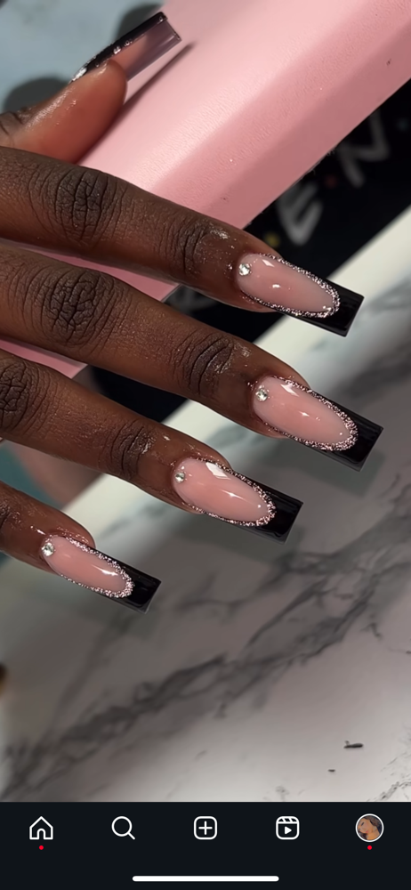 Acrylic Full Set (Long) at Nailed By Sammie in Orlando, FL