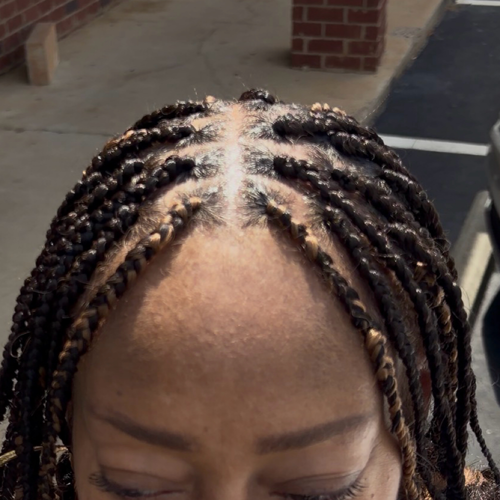 Small Box Braids Lower Back Length at Hairstyles By J Mott in Acworth, GA