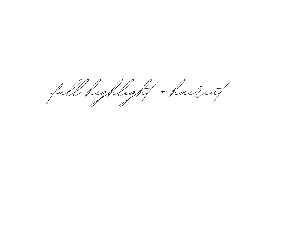 Full Highlight + Haircut