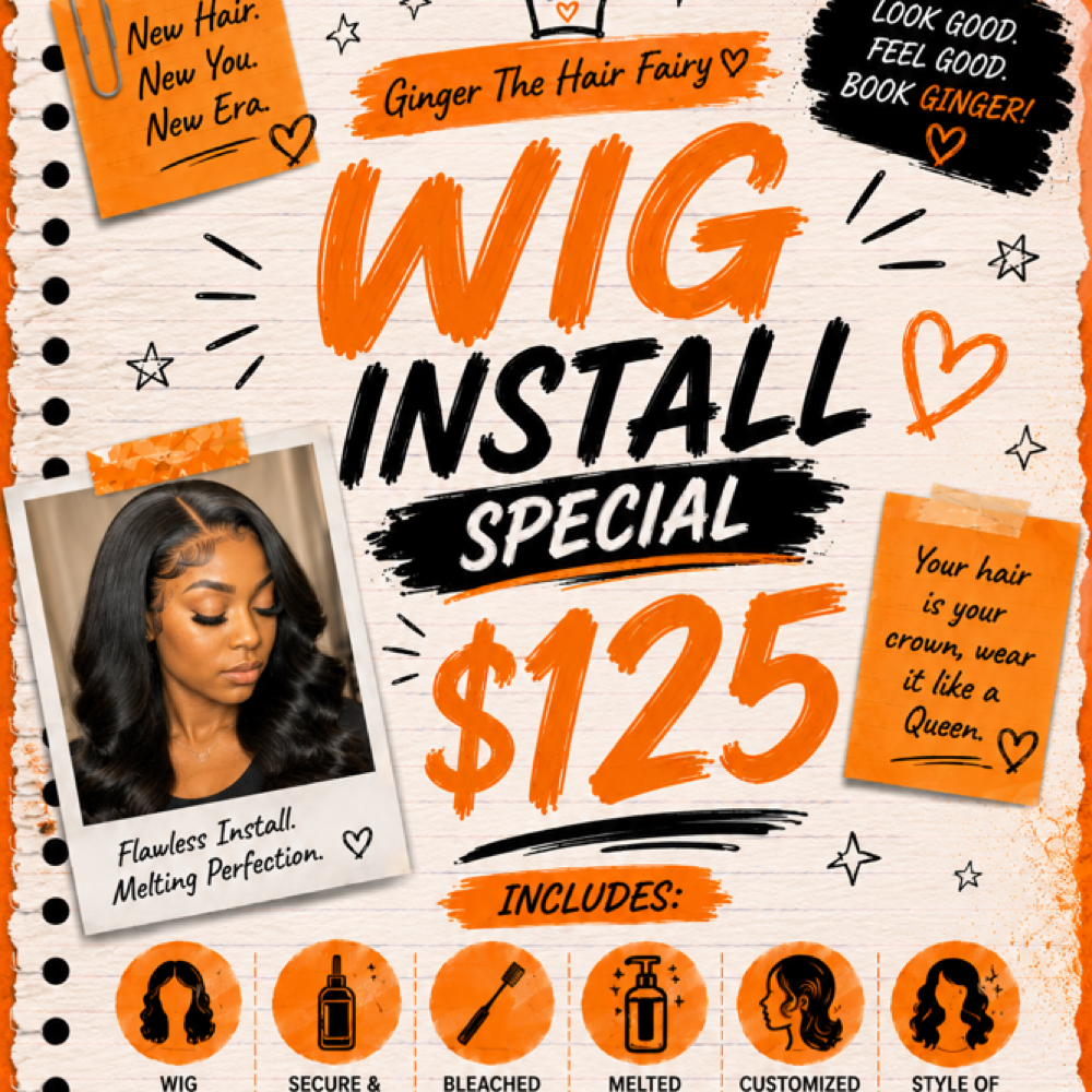$125 Wig Install Special ✨ at Fairy land studio in San Antonio, TX