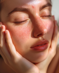 Acne facial with high frequency