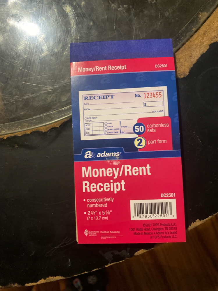 Business Information/receipts