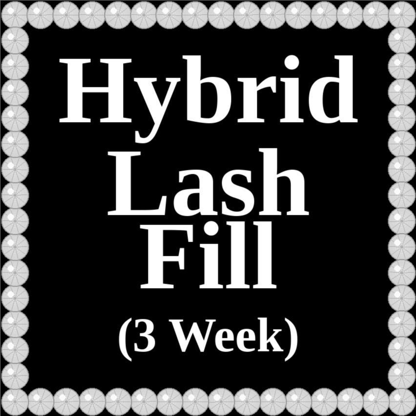 3 week Hybrid Lashes Fill at Glitzy Glam Artistry in Dixon, CA