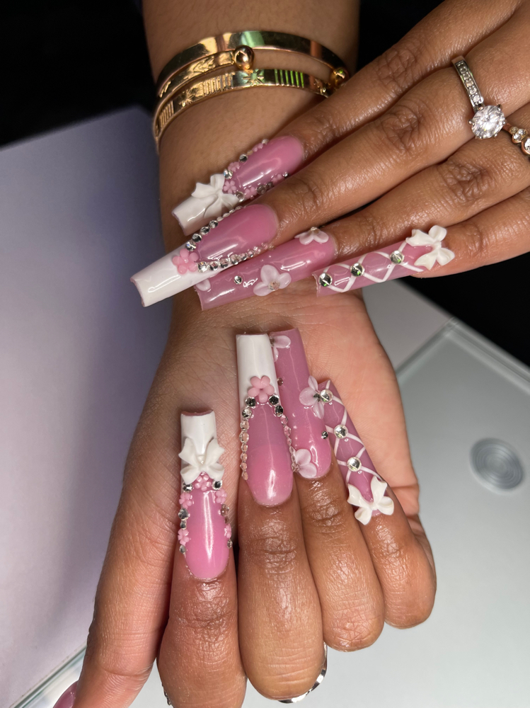 XL Acrylics at Glossy Nails in Annandale, VA