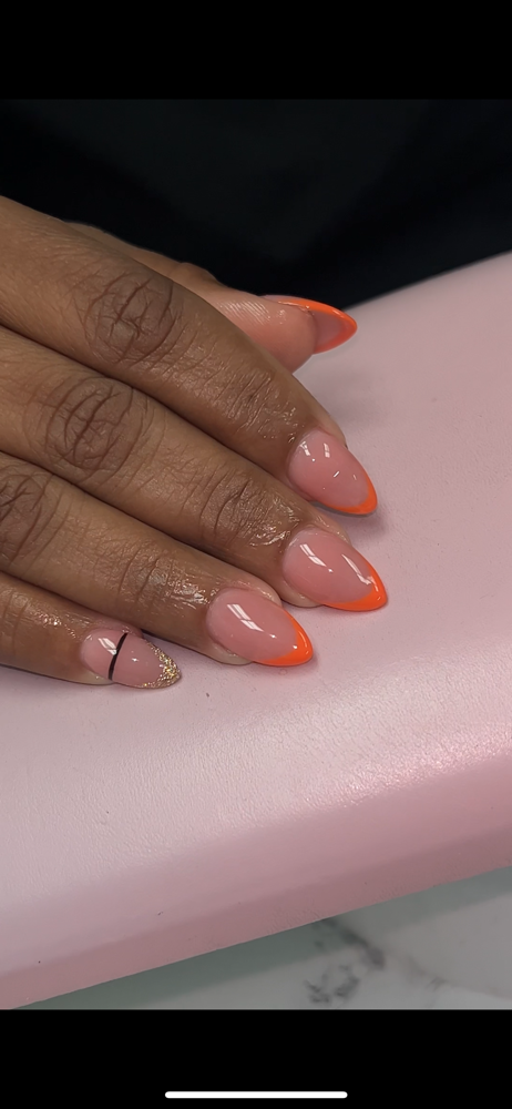 Short Acrylic Full Set at Nailed By Sammie in Orlando, FL