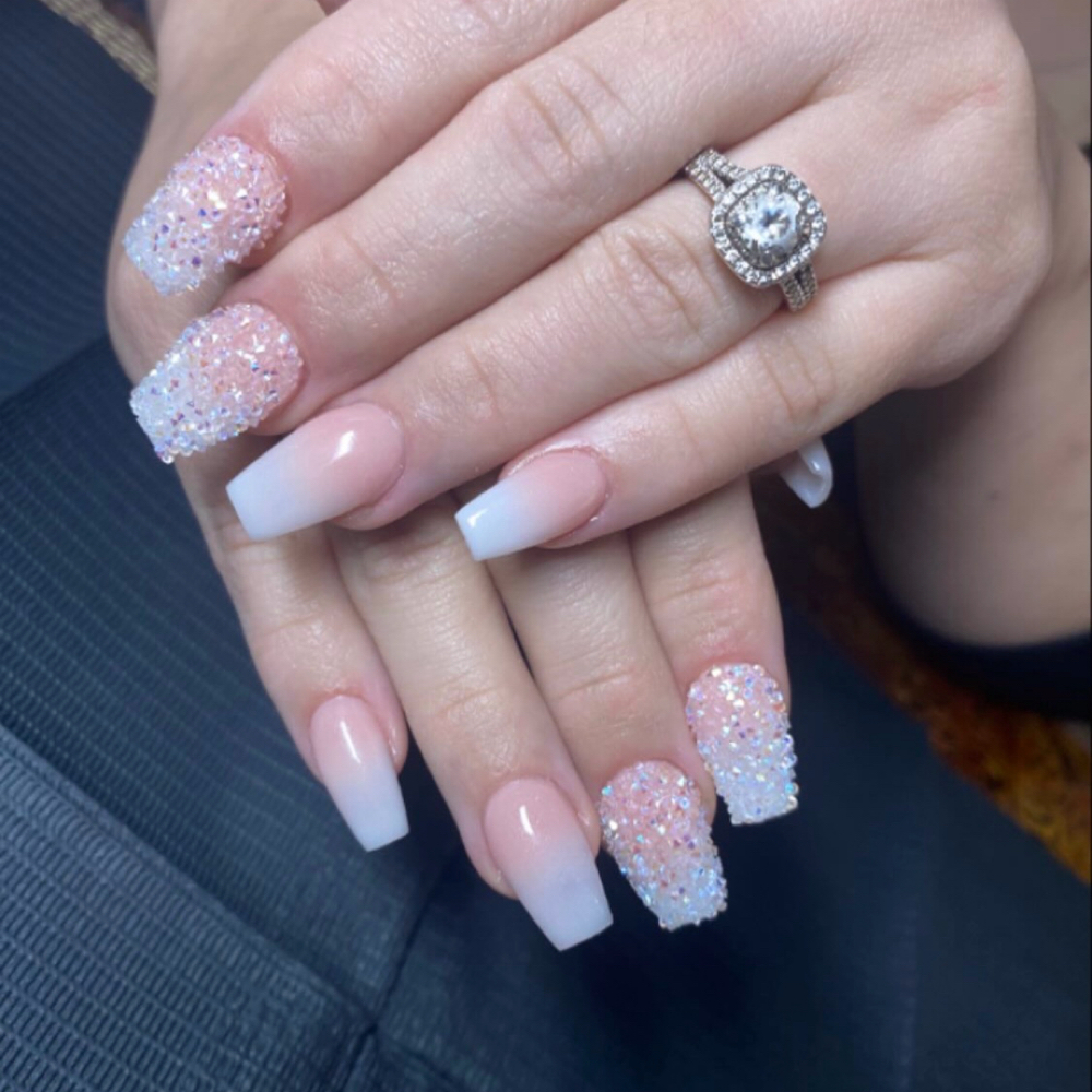 Ombre Nail Design at P.S. Beauty in Dekalb, IL