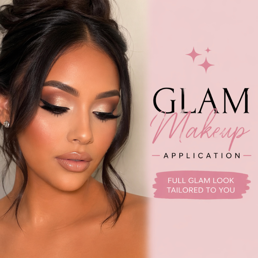 MAKEUP GLAM APPLICATION at V BLESSED BEAUTY STUDIO in Los Angeles, CA