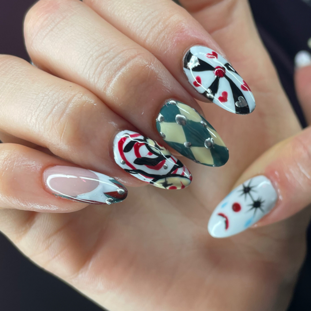 Acrylic Long Full Set Manicure at AYM Nails in Granger, IN