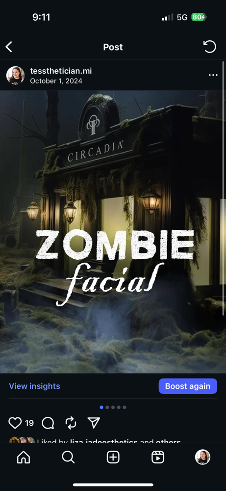 Zombie Facial