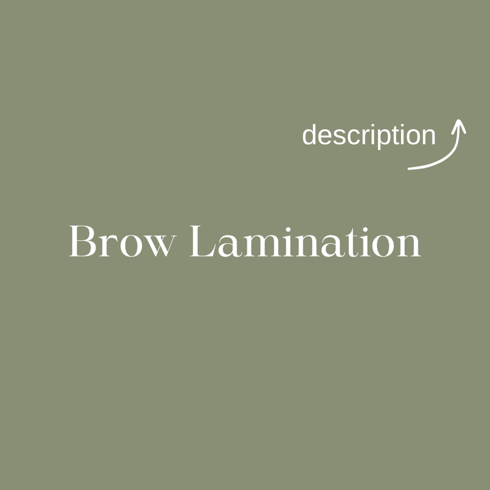 Brow Lamination