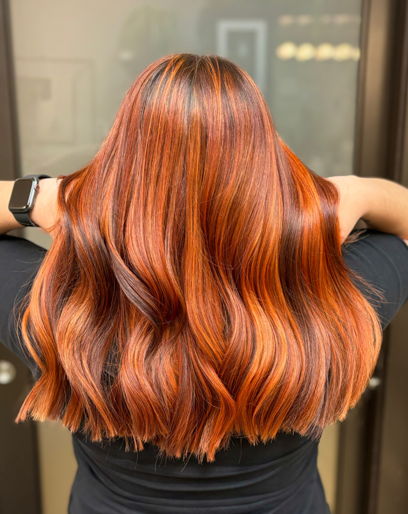 Balayage W/ Vivid Color