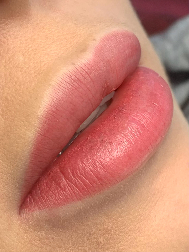 Lip blush permanent makeup