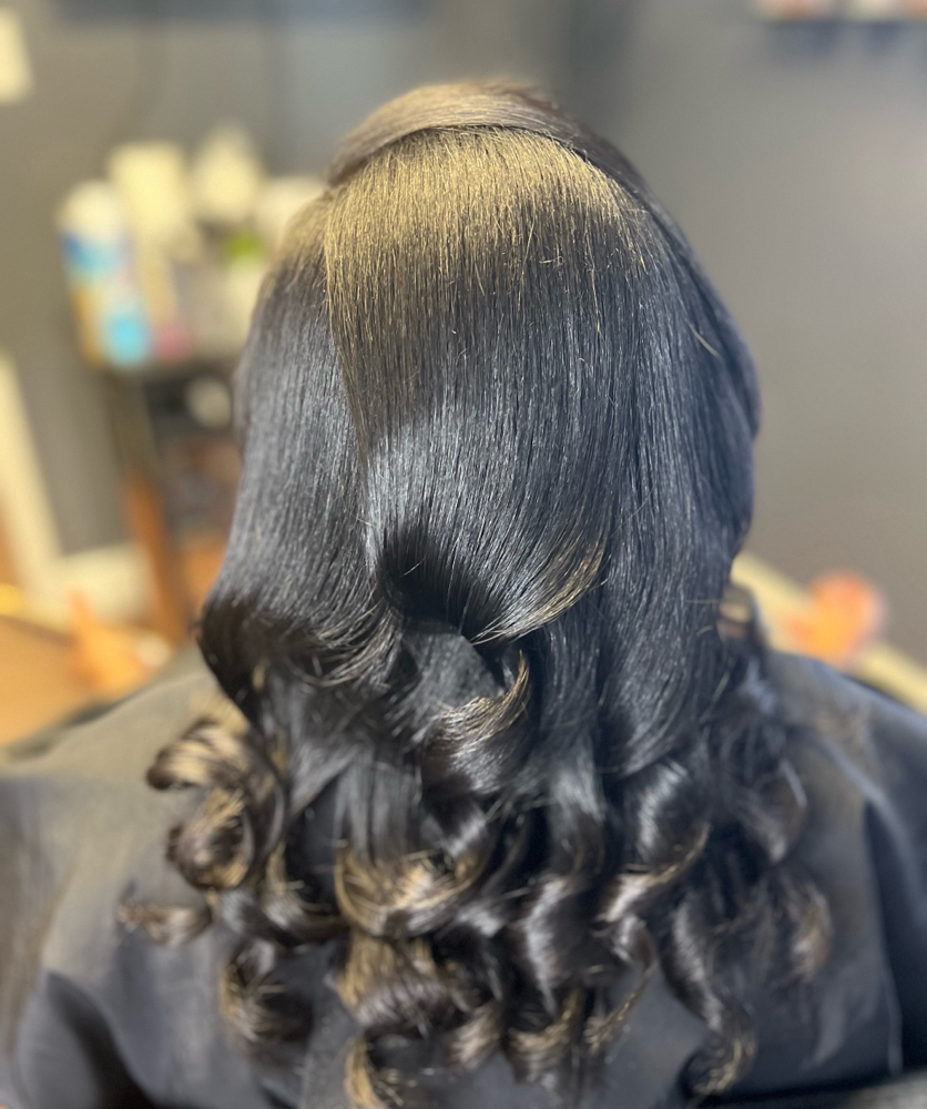Shampoo & Style (Relaxed Hair)