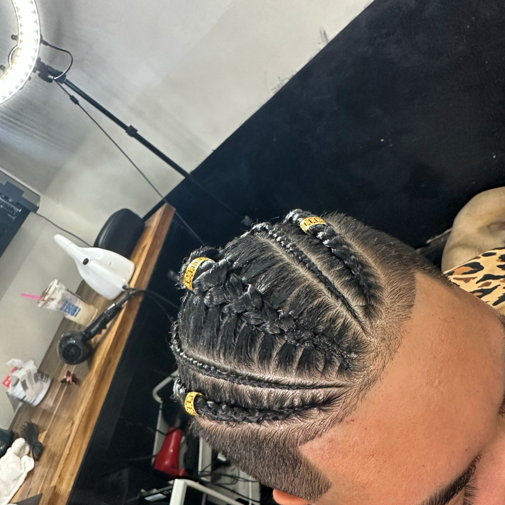 3 Braids at Sacredbarber in Sacramento, CA